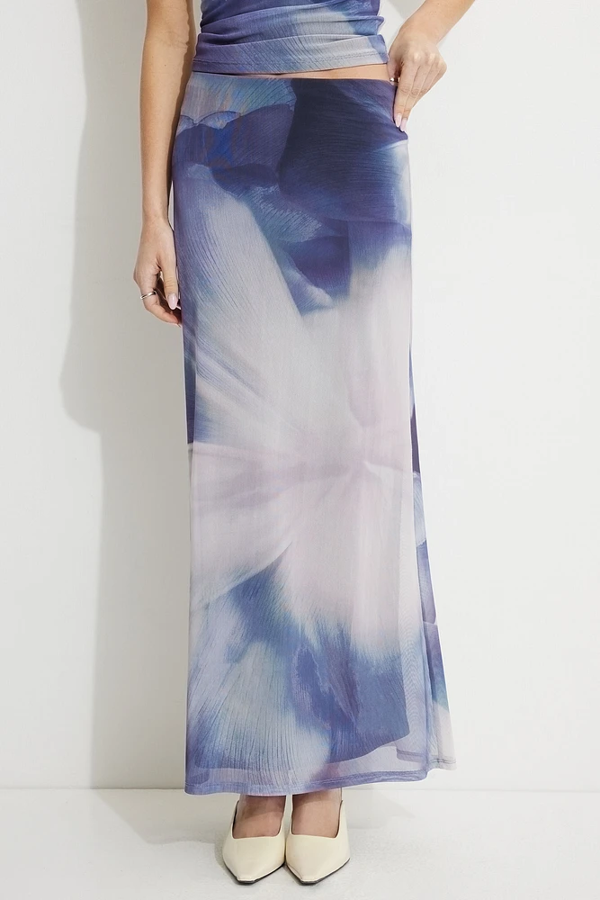 Jupe maxi en maille Daya style sirène