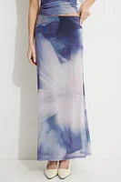 Jupe maxi en maille Daya style sirène