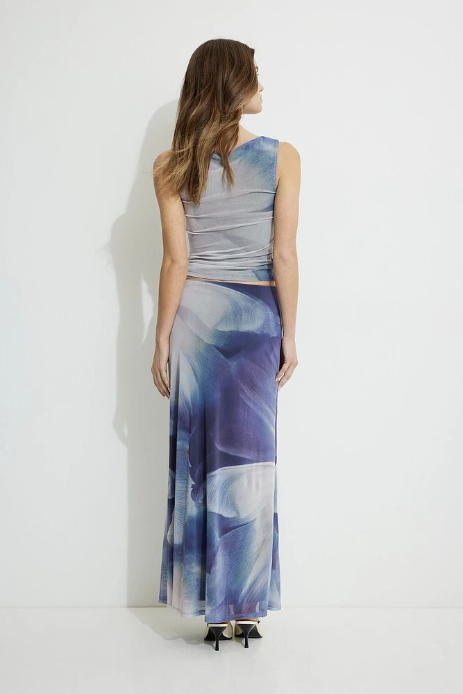 Jupe maxi en maille Daya style sirène