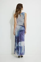 Jupe maxi en maille Daya style sirène
