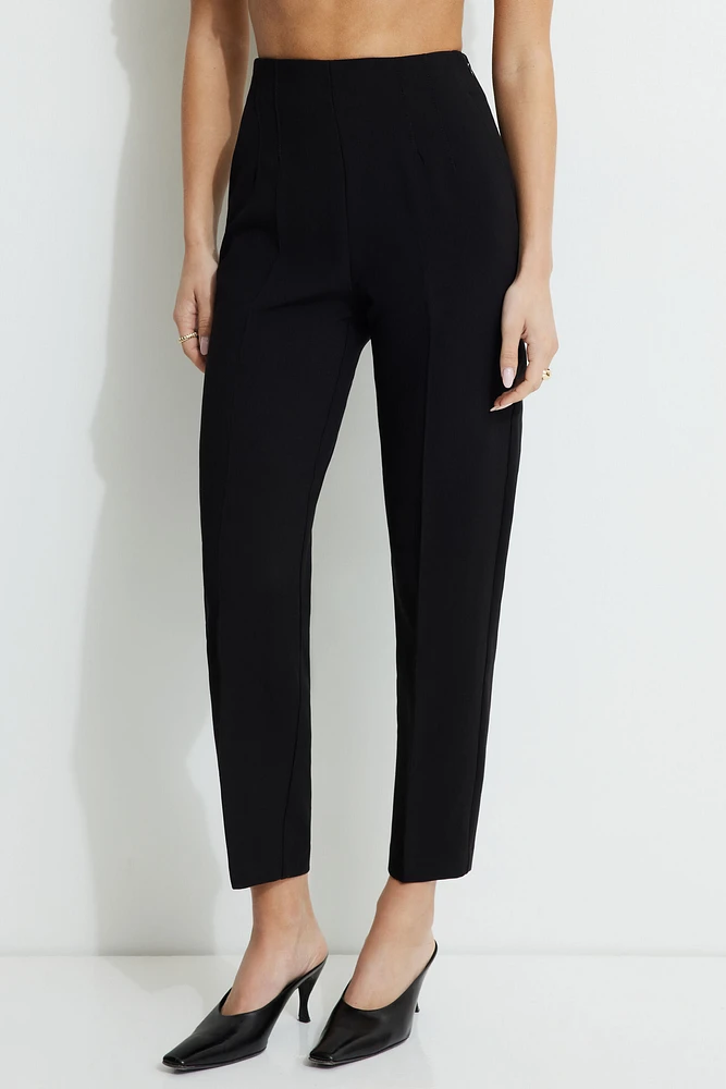 Pantalon étroit Kendall à fermeture éclair sur le côt