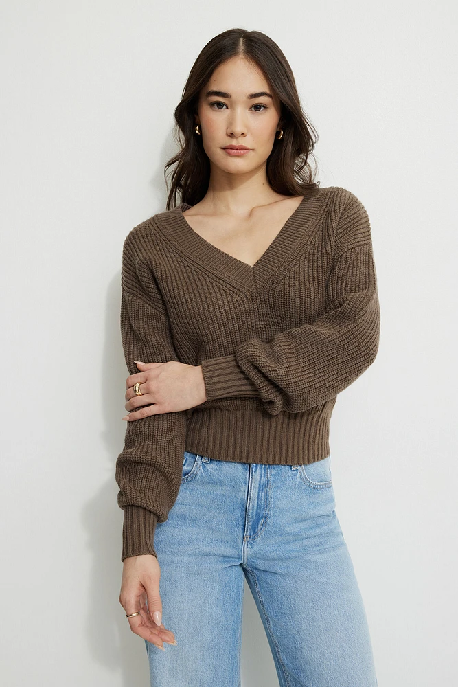 Stephanie Cinched Waist Sweater