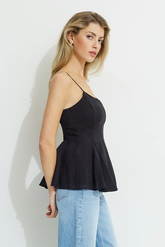 Peplum Tank Top
