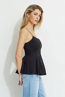 Peplum Tank Top