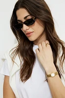 Super Slim Oval Sunglasses