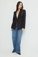 Straight Single Breasted Blazer