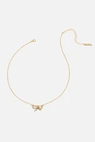 Collier avec boucle à pierres