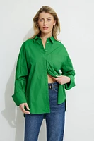 Chemise ample en popeline Monroe