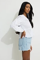 Blouse à manches bouffantes