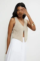 Keyhole Knit Vest