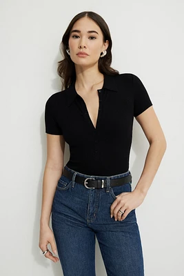 Justaucorps polo côtel