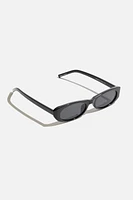Lunettes de soleil ovales très minces