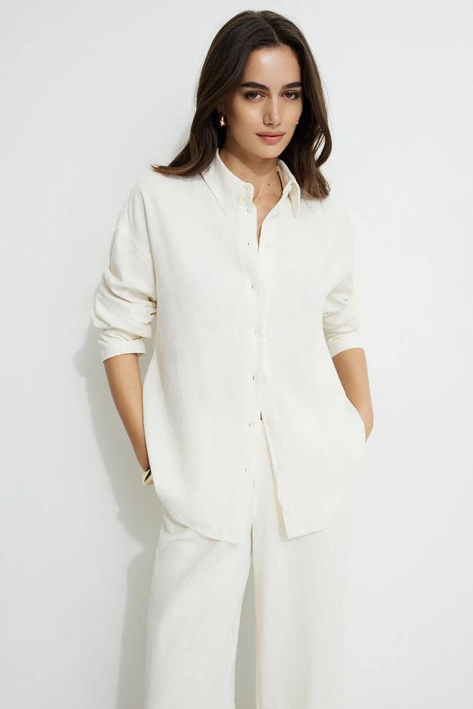 Chemise ample en lin