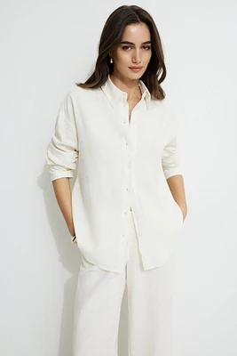 Chemise ample en lin