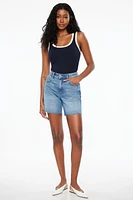 Short en denim A coupe Heidi