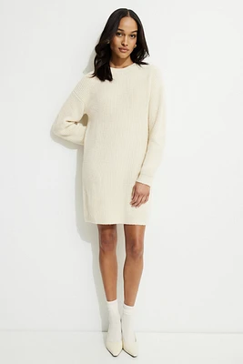 Minirobe côtelée en tricot