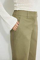 Pantalon épuré à jambe droite