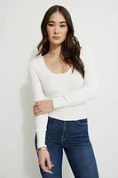Alyssa Ribbed Scoop Sweater