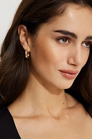 Dome Hoop Earrings