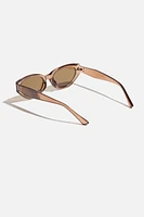 Lunettes de soleil minces « Œil de chat »