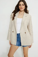 Noa Oversized Linen Blazer