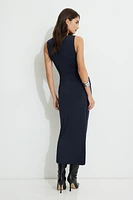 Draped Sculpt Maxi Dress