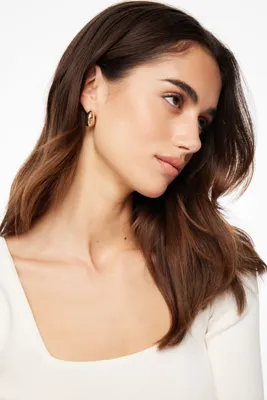 Ensemble de 3 paires d'anneaux d’oreilles massifs