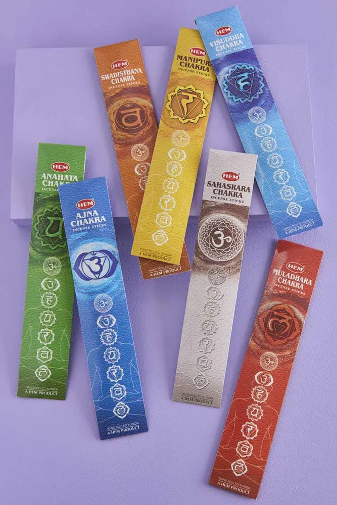 Seven Chakras Incense Sticks
