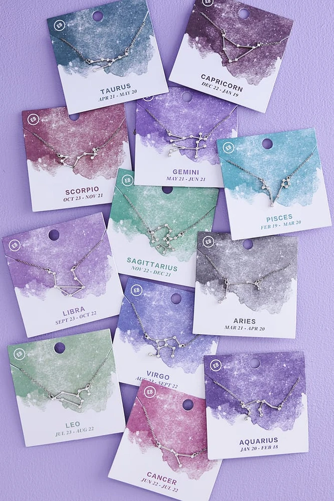 Zodiac Constellation Necklaces