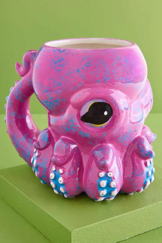 Pink Octopus Mug (EB Exclusive)