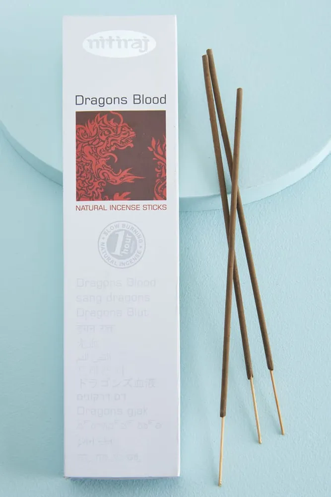 Nitiraj Dragon's Blood Incense for Protection & Energy | Buy Now