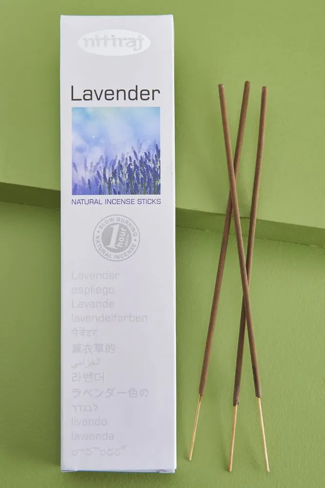 Relax with Nitiraj Lavender Incense - Shop Calming Scents