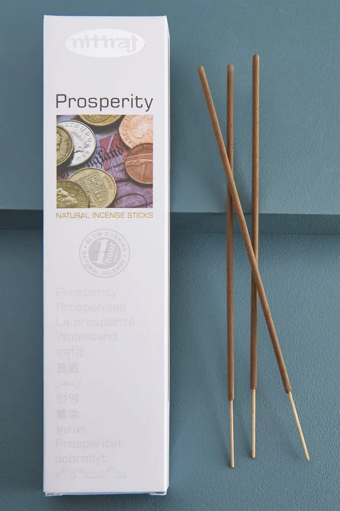 Shop Nitiraj Prosperity Incense Sticks 25g - Invite Abundance & Success