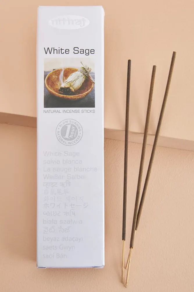 Buy Nitiraj White Sage Incense Sticks 25g - Purify Your Space with Aromatherapy