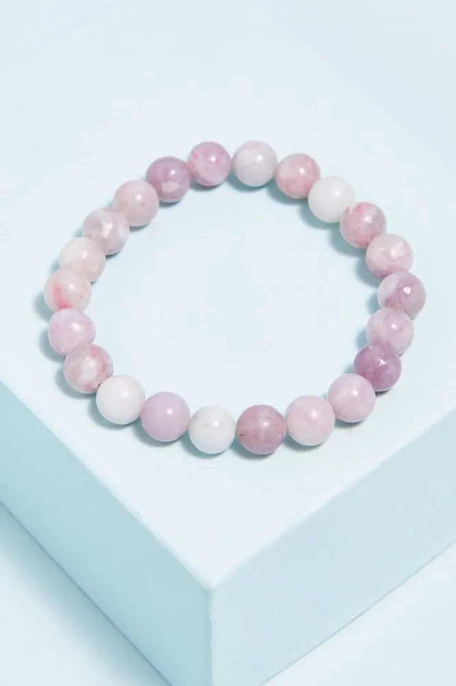 Shiny Lilac Jasper Bracelet