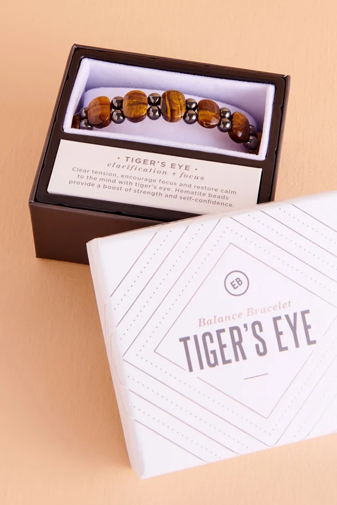 Tiger's Eye Balance and Hematite Bracelet