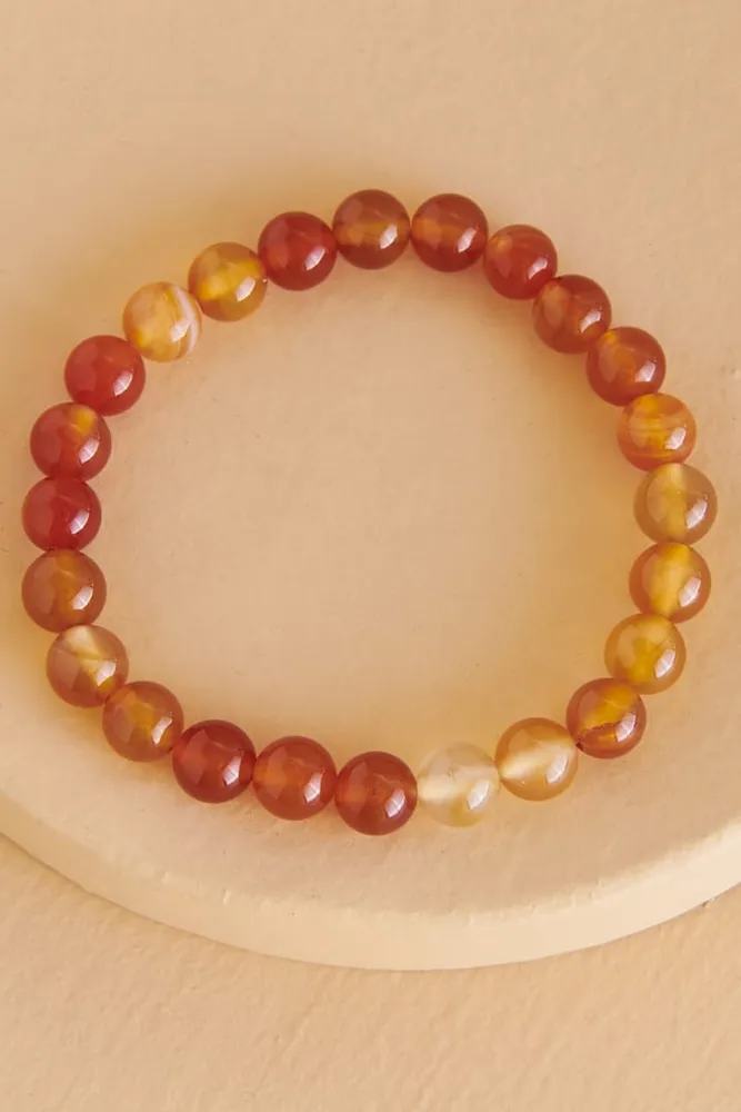 Shiny Carnelian Bracelet