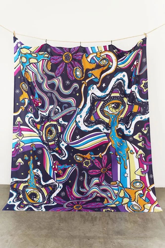 EBX Trippy Paradise Large Tapestry