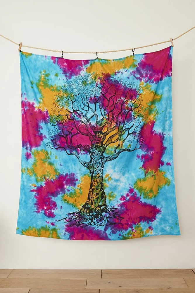 Tie Dye Tree MD Tapestry