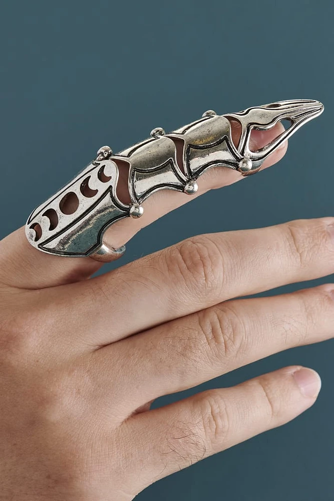 Moon Phase Armor Ring