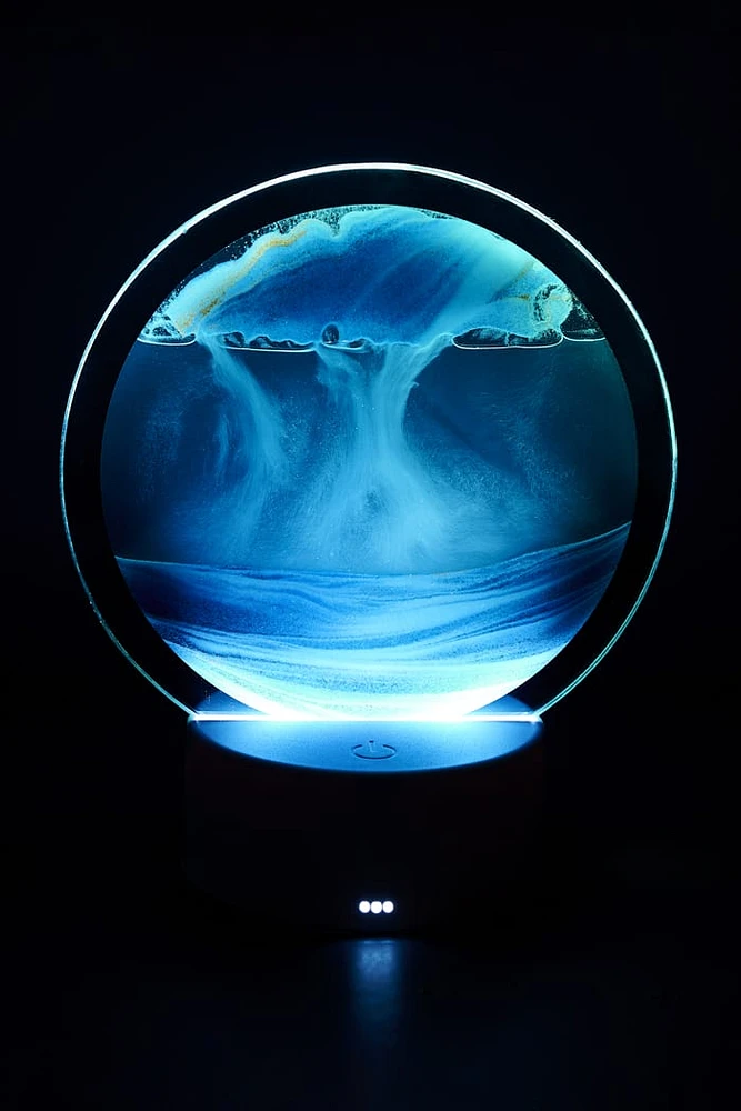 3D Interstellar Sand Desk Lamp - boho Cosmic Room Lighting