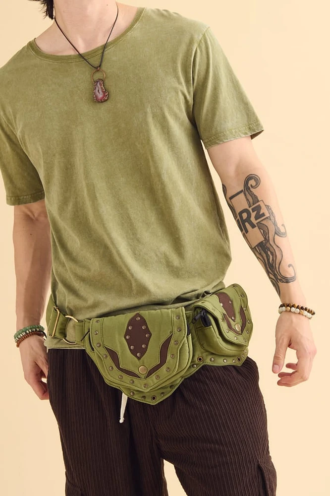 Sage Double Belt Bag