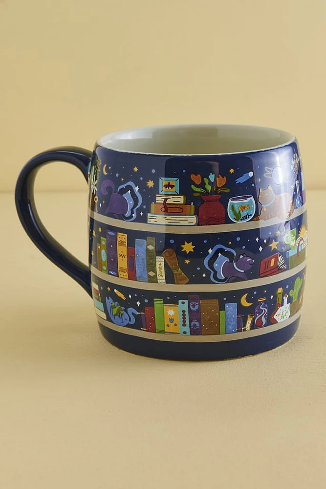 Magical Bookshelf Mug