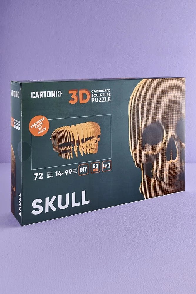 3D Skull Sculpture Puzzle