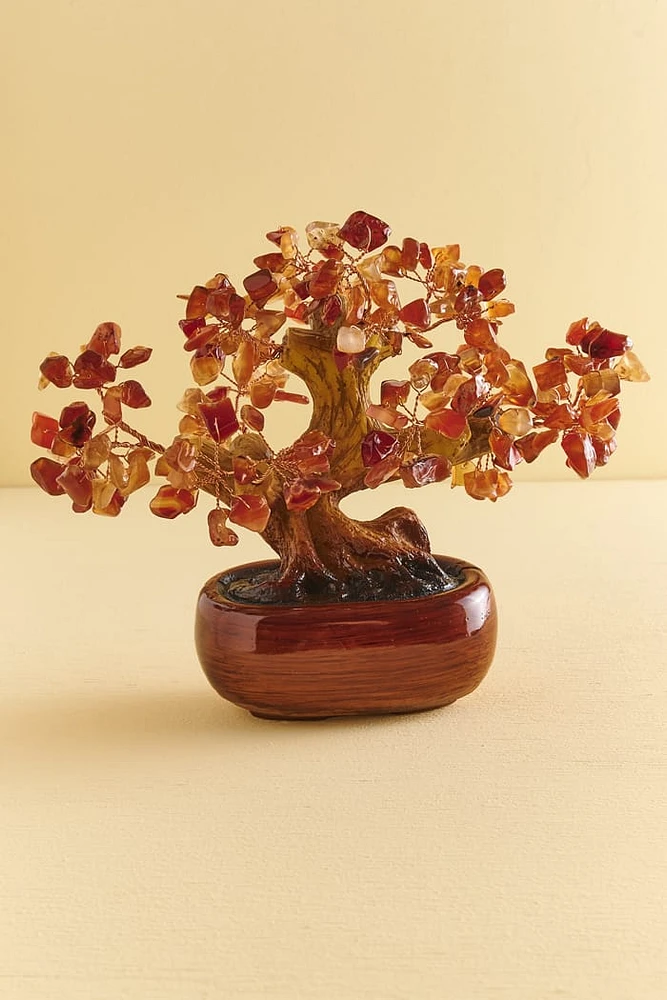 Small Carnelian Gem Tree