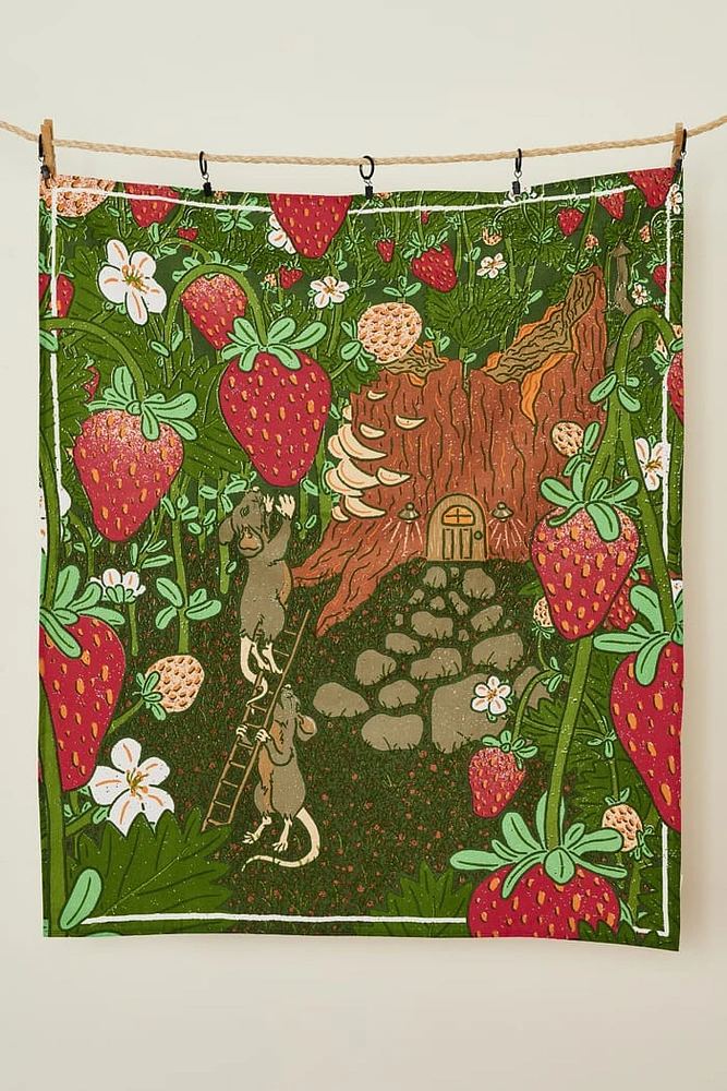 EBX Strawberry Harvest SM Tapestry