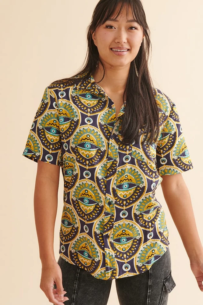 Evil Eye Camp Shirt