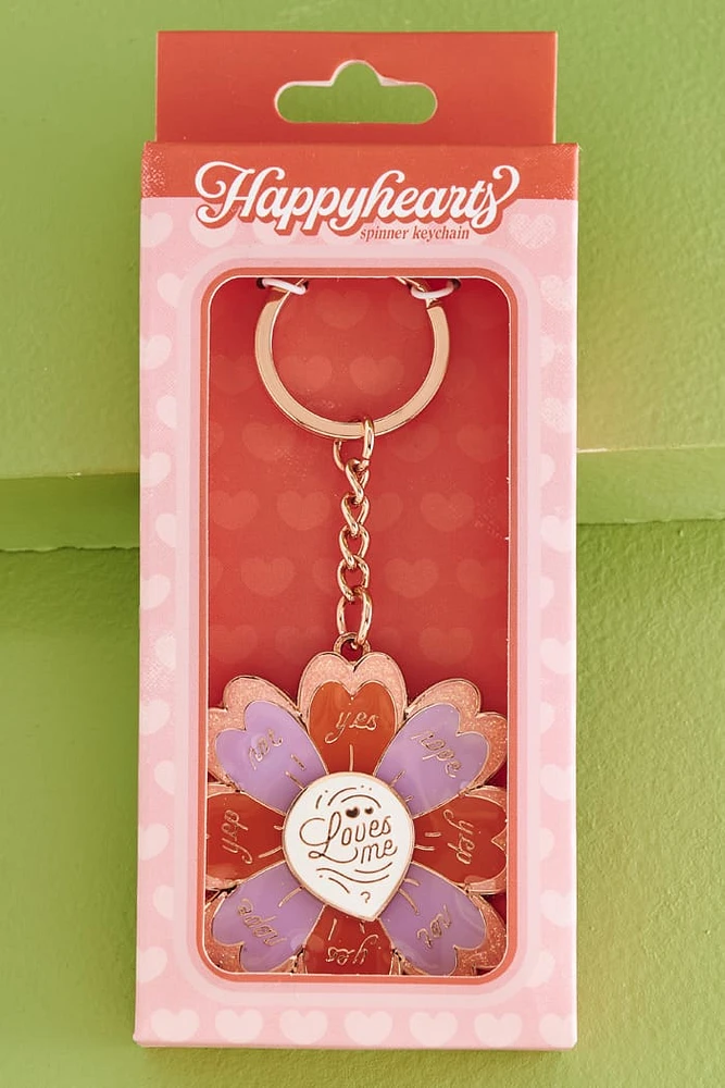 Valentine’s Loves Me Spinner Keychain