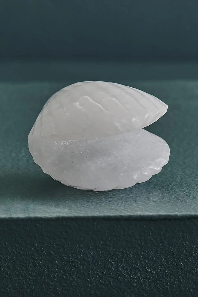Clear Quartz Shell Figurine