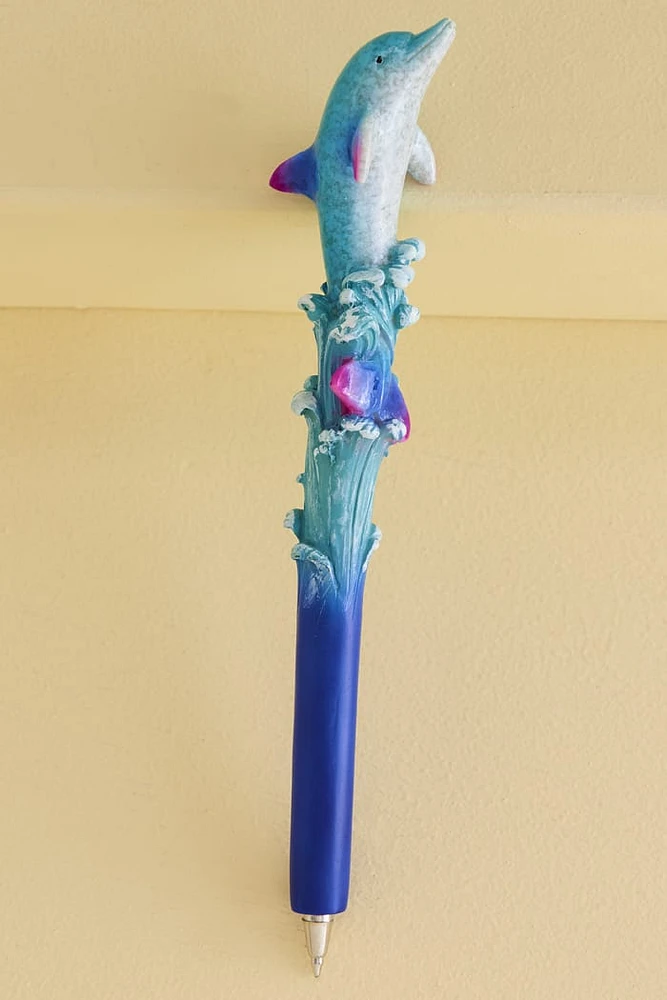 Blue Dolphin Ink Pen